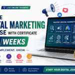 Online Digital Marketing Course with Certificate – 20 Weeks