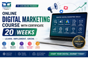 Online Digital Marketing Course with Certificate – 20 Weeks