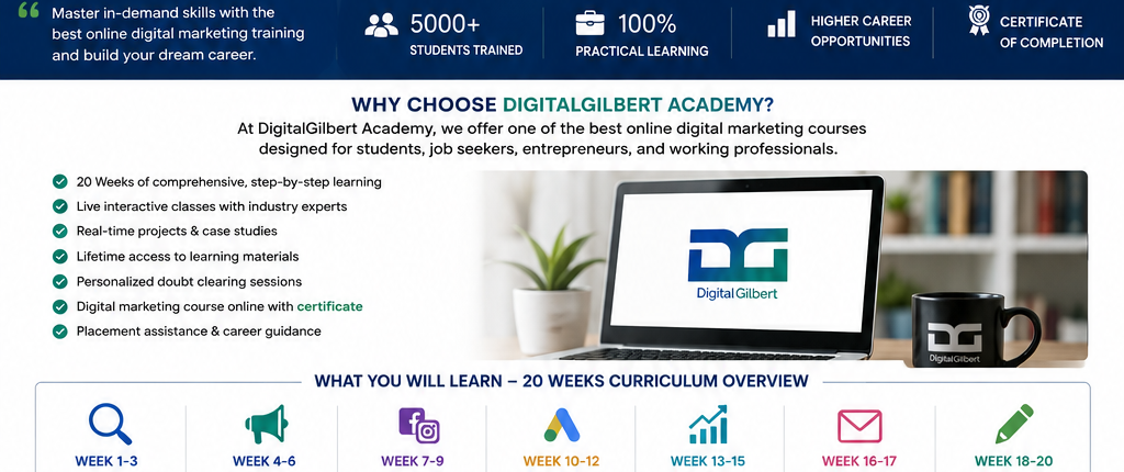 online digital marketing course with certificate